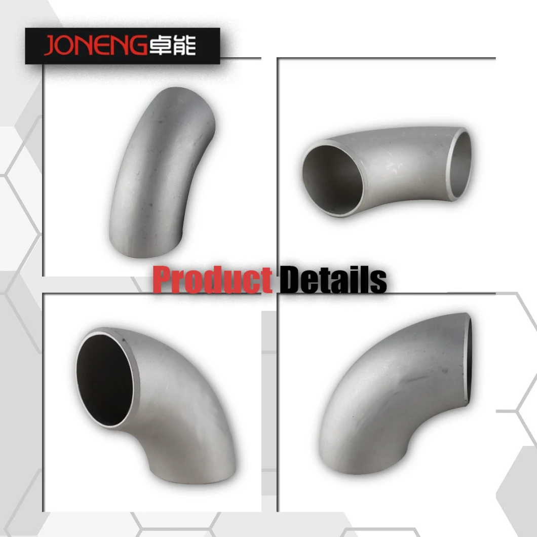 Stainless Steel ASME B16.9 Sch 10s Butt Welding 90degree Bend Elbow with Sandblasting