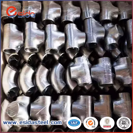 B16.9 DIN2605 SS304 SS316 Reducer Equal Tee Stainless Steel Pipe Fittings