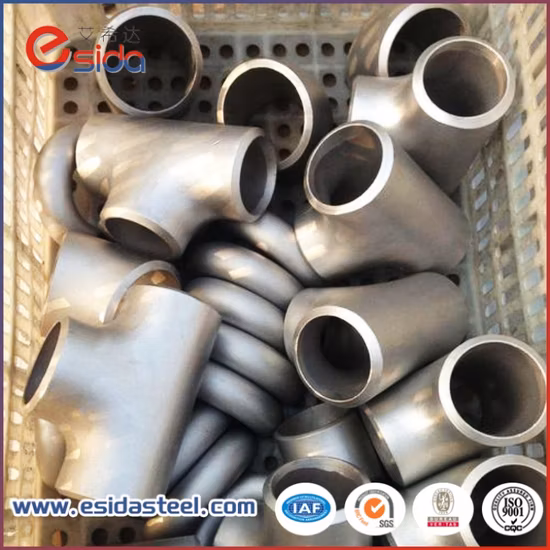 B16.9 DIN2605 SS304 SS316 Reducer Equal Tee Stainless Steel Pipe Fittings