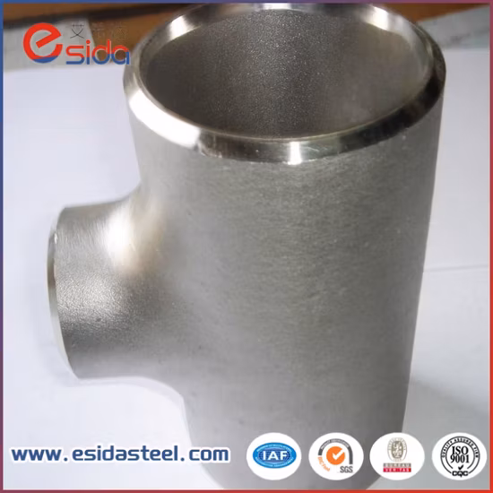 B16.9 DIN2605 SS304 SS316 Reducer Equal Tee Stainless Steel Pipe Fittings