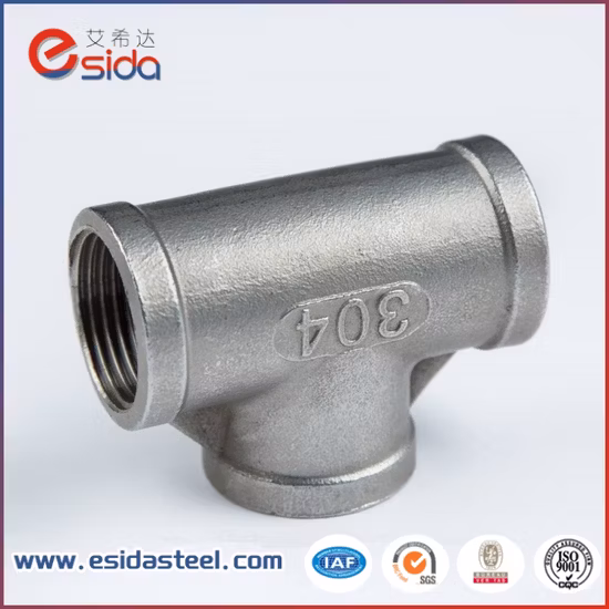 B16.9 DIN2605 SS304 SS316 Редуктор равный тройник из нержавеющей стали